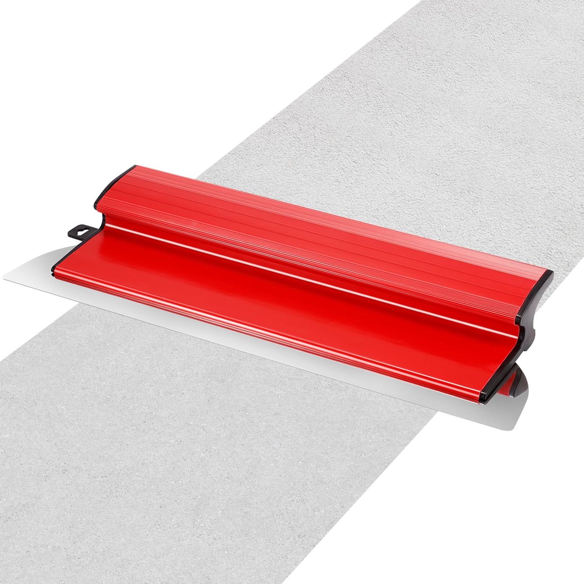 Spatel voor stucwerk, troffel voor het scheren, gipsplaat met Z-vormig handvat, oppervlak van betoncoating, 25 x 15 x 4,3 cm (40 cm)