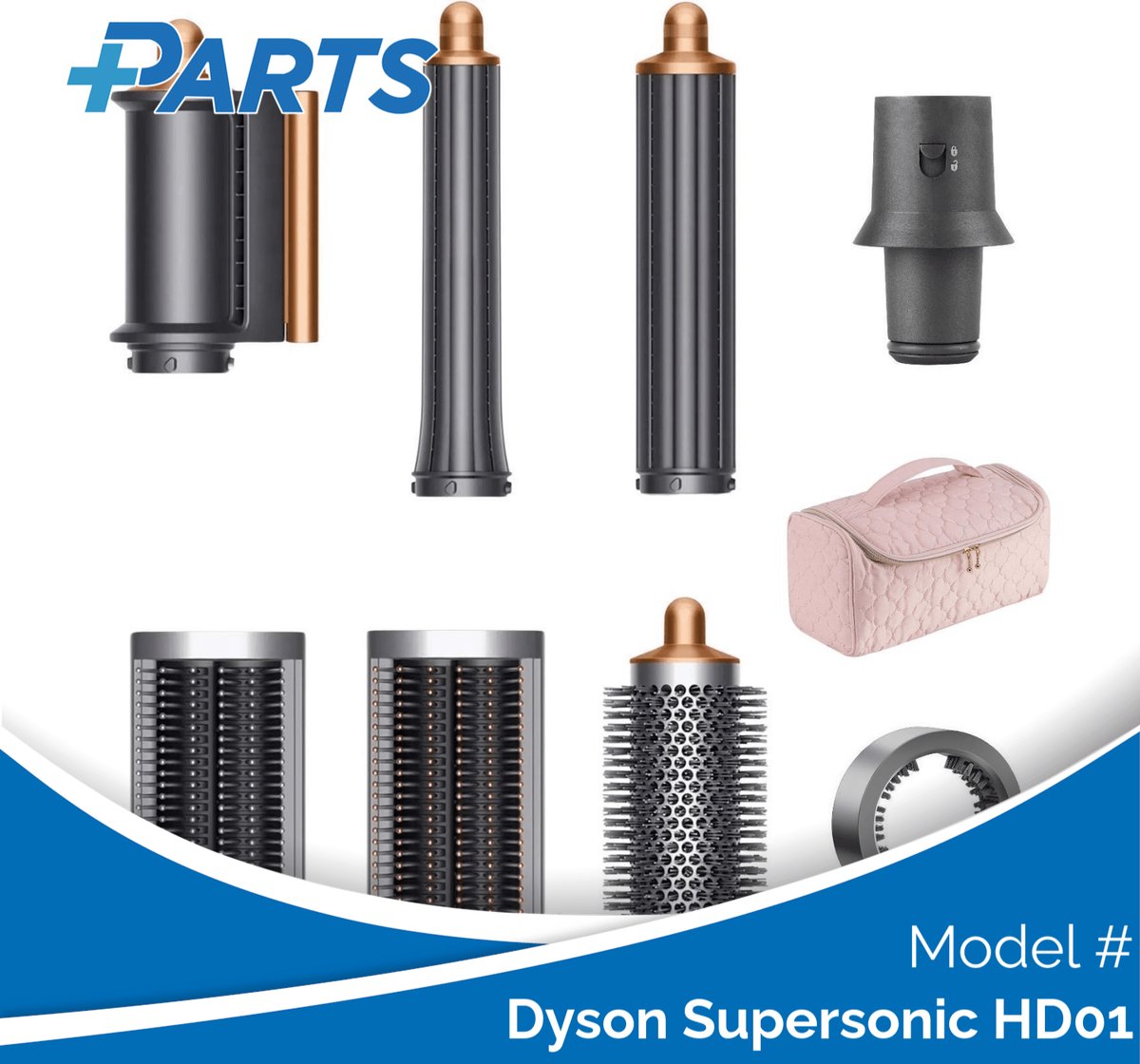 Dyson Supersonic HD01 Opzetstukken (Plus.Parts® alternatief voor 971874-17)