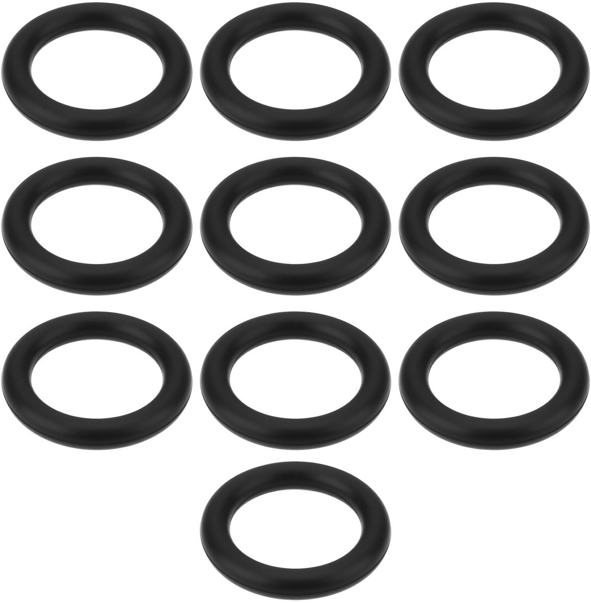 Dailygoods- O-ring 10 Stuks - Binnendiameter 9 mm - Buitendiameter 13 mm - Dikte 2 mm - Rubber - Compatibel met AL-KO 2000/2004/3004/3504 - Afdichtring