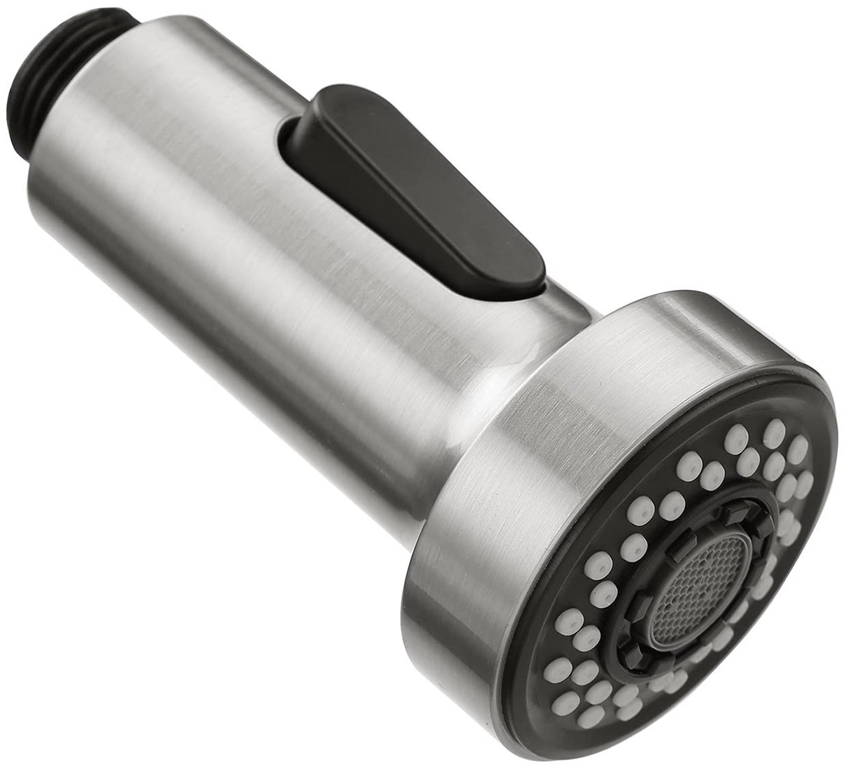 Dailygoods- Sproeikop Vervangend Onderdeel - Keukenkraan - 2 Functies - Sproei-/Straalmondstuk - Hoogwaardig ABS - Geborsteld Nikkel - Keukensproeier