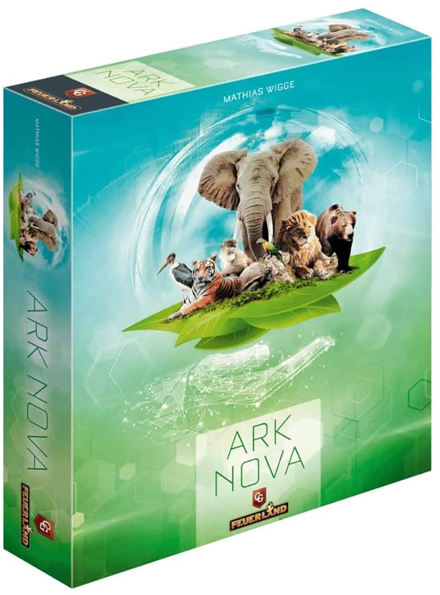 Dailygoods- Bordspel Strategisch Dierentuinbeheer - Ark Nova - 255 Kaarten - Unieke Gebouwen - Natuurbeschermingsprojecten - Wetenschappelijk Beheerd - Strategisch Spel