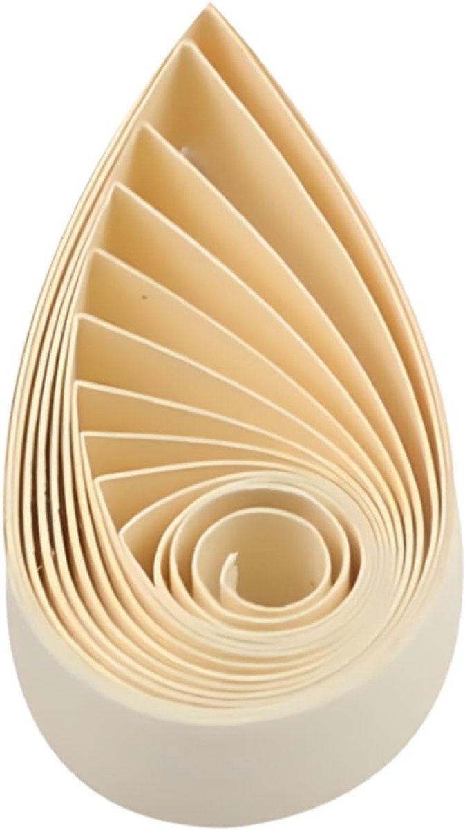 Pestal Brown Tone Quilling Paper Strips 5mm voor Creatieve Knutselprojecten, Origami en Filigree 0.5cm Strips (Ivory No.29)