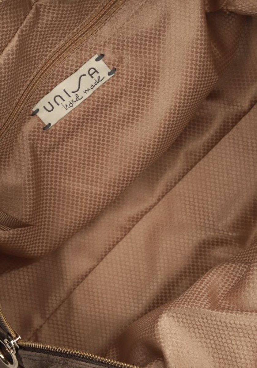 Unisa Zlatte Handtassen Dames - Bruin - Maat ONESIZE