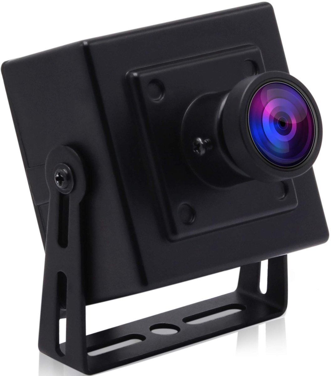 USB-camera 5MP - wit compact - 170° fisheye-lens - ideaal voor videobellen - ShopVlot