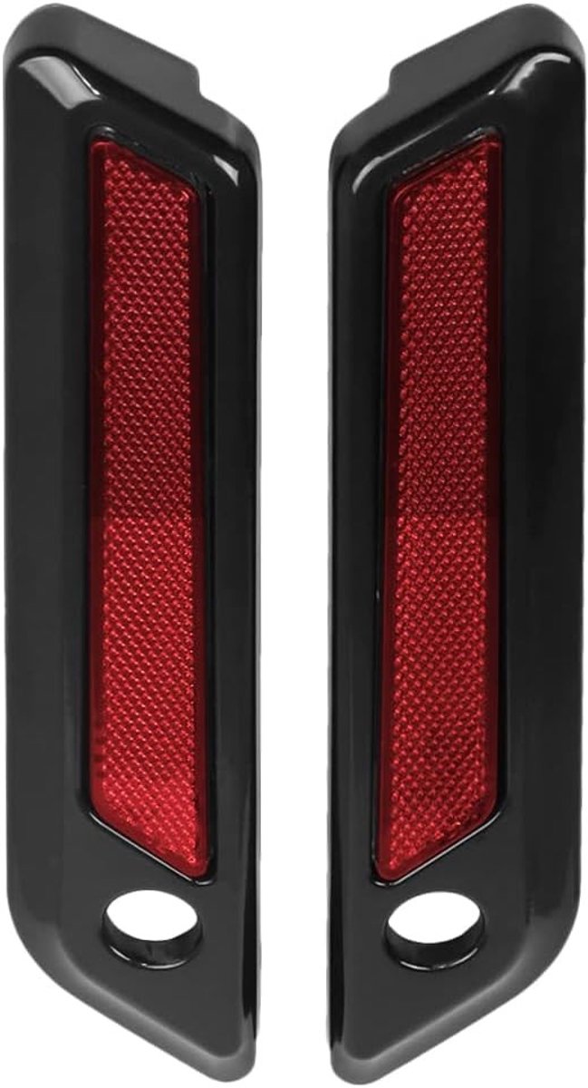 Saddle Bag Hinge Latch Covers voor Harley Touring 2014-2023 - Bescherming, Accessoires, Smoked Lens