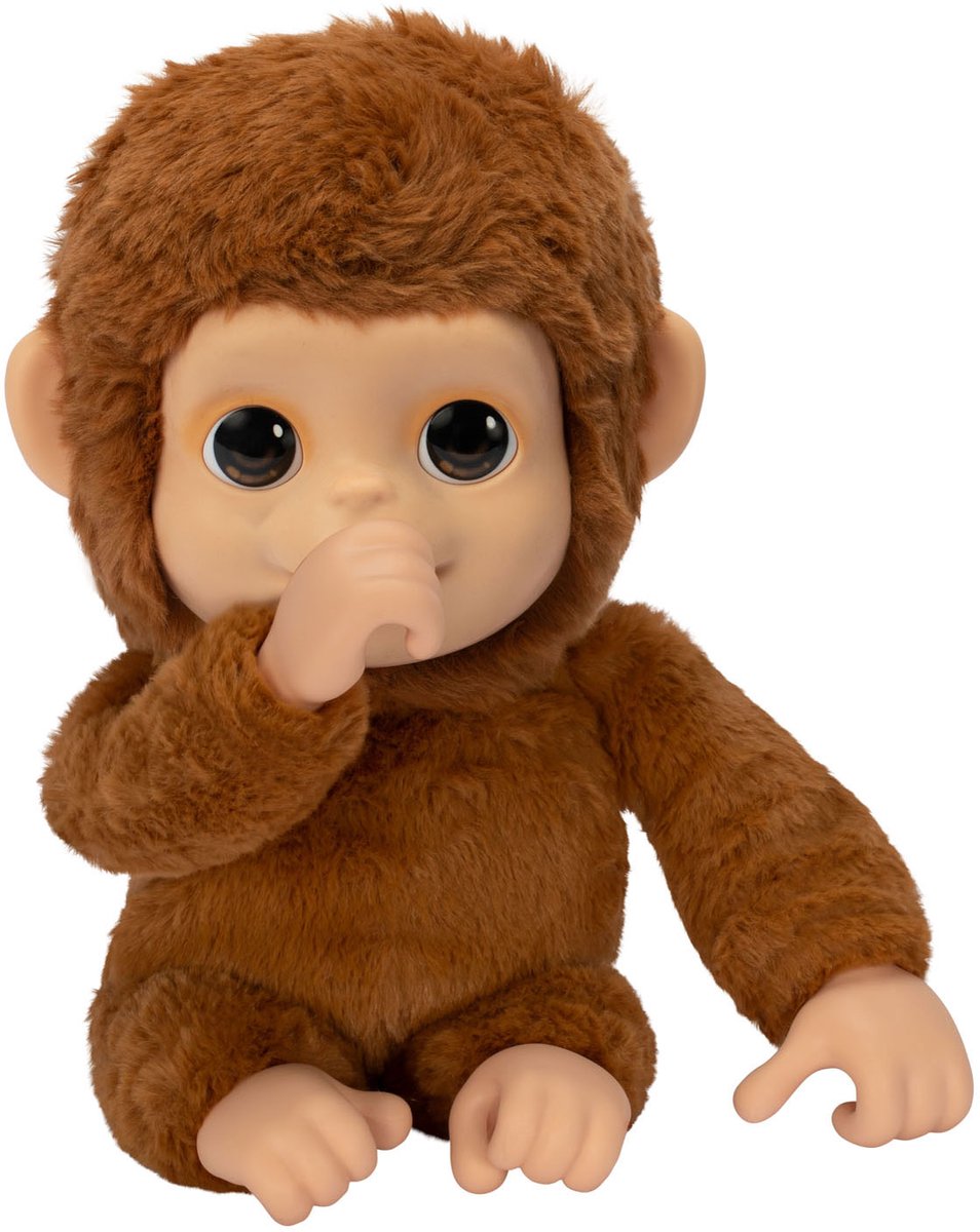 Little Live Pets - My Baby Monkey Mango - Interactieve knuffelaap — cadeau in Spellen & Speelgoed - foto 5
