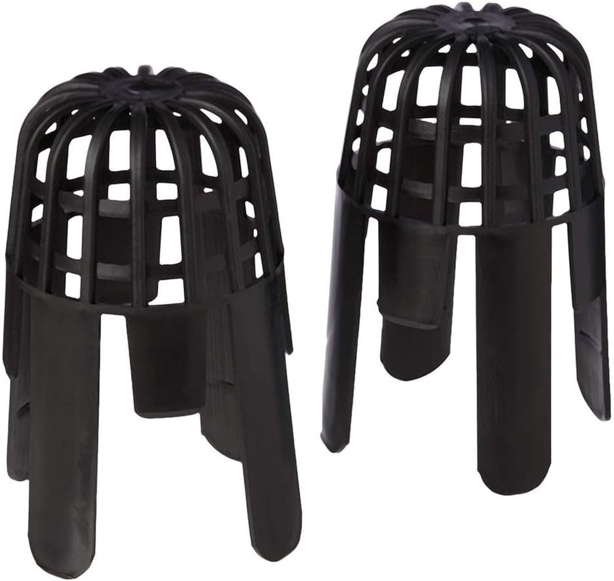 Effectieve Plastic Gootbeschermers, 2 Stuks Neerslagafvoer Bescherming tegen Bladeren en Vuil, Geschikt voor 68mm Afvoerpijpen