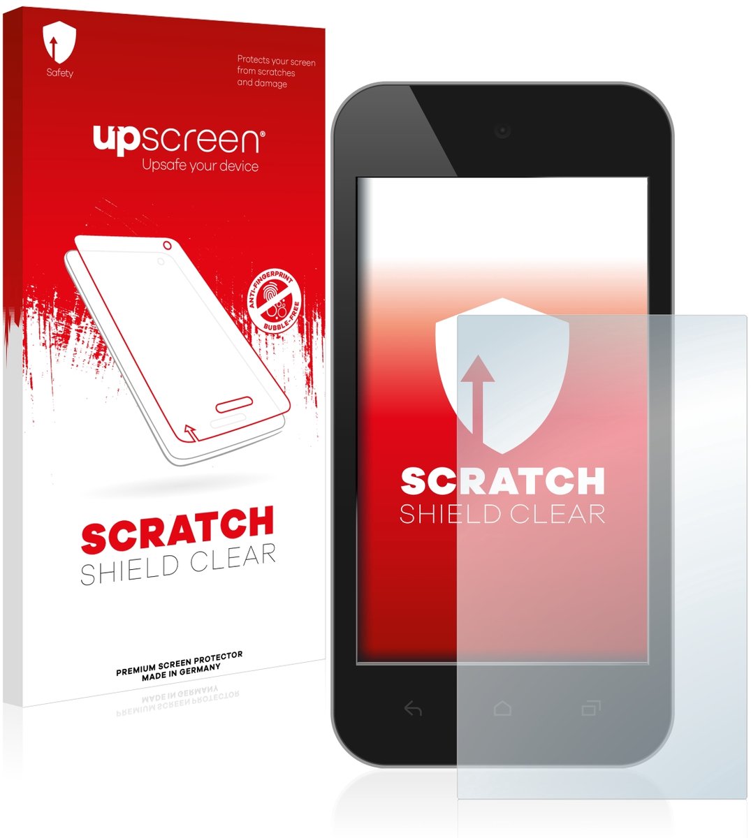 upscreen - Screenprotector voor Standaardmaten mit 5.6 inch Schermen [122 mm x 76 mm, 16:10] - Folie Beschermfolie transparant