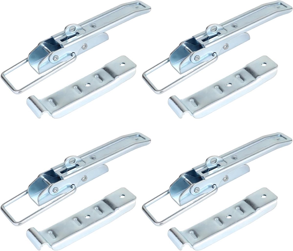Eccentrische Klem met Houder 210mm, Spanningssluiting voor Aanhangwagenborden, Gegalvaniseerde Bevestiging en Lifting Bell Accessoires voor Auto's en Trailers