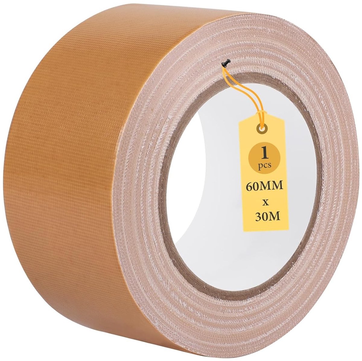 Waterdichte Reparatietape 60 mm x 30 m, Sterke Plakband voor Markeren, Knutselen en Herstellen, Ideaal voor Binnengebruik