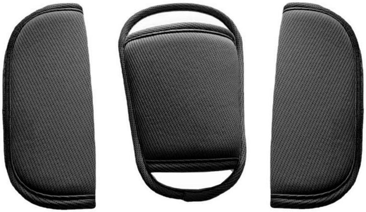 Set van 3 Beschermende Schouderpads voor Autogordels voor Kinderen - Universele Gordelbescherming en Zitplaats Dekking voor Babyzitje, Kinderwagen en Autostoel