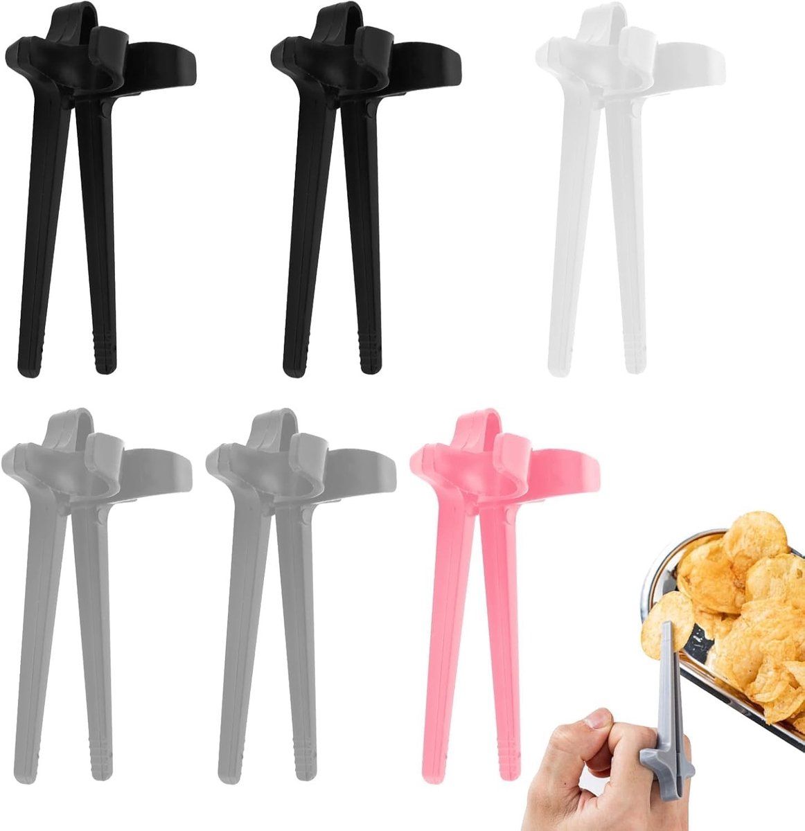 6 Stuks Vingersticks voor Gamers, Gaming Gadgets, Snack Vingersticks, Chips Pliers voor Verbeterde Spelervaring