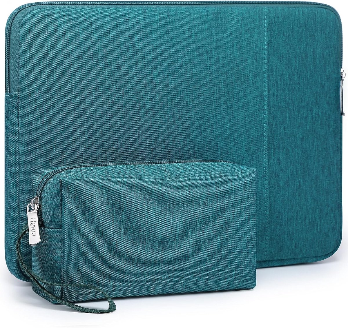 Laptop Sleeve Set voor 13 Inch MacBook Air - Donkergroen Bescherming en Stijl