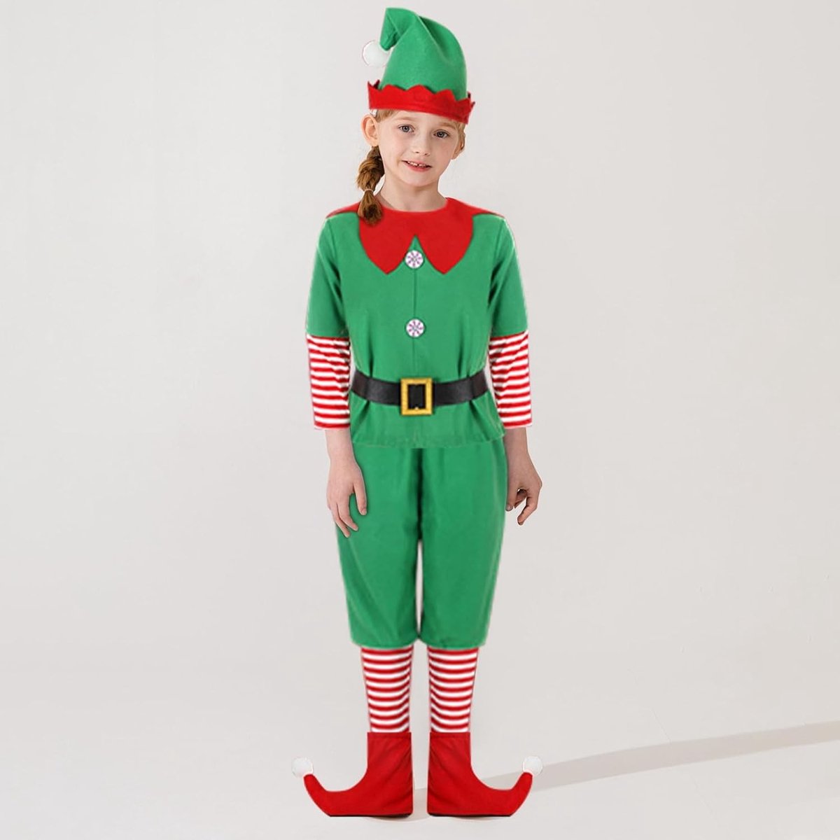 Groene Kerstkostuum voor Mannen en Vrouwen, Ideaal voor Feestdagen, Cosplay en Carnaval