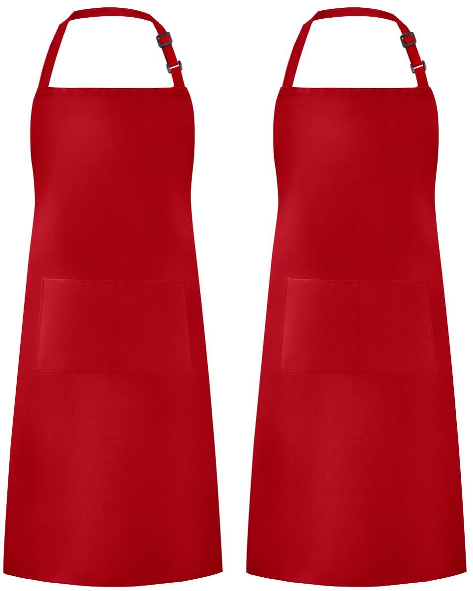 Slabbetjes verstelbaar set van 2 - waterdruppelbestendig - 2 zakken - ideaal voor barbecue en tekenen - ShopVlot