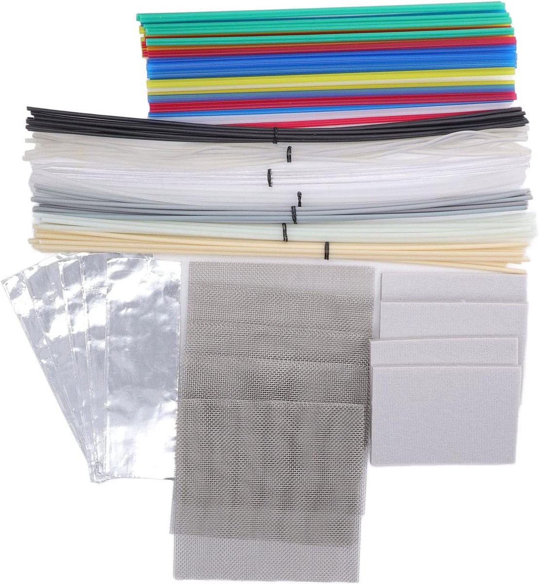 106PCS Plastic Welding Rod 7 Kinds 12 Colors ABS PP PU PE PA PC TPO Welder Rod Welding Supplies for Car Bumper Kayak - ShopVlot
