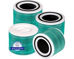 4 Pack Core 300 Replacement Filter for LEVOIT Core300-P and Core300S-P Air Purifier, H13 True HEPA Filter, 3-in-1 - ShopVlot