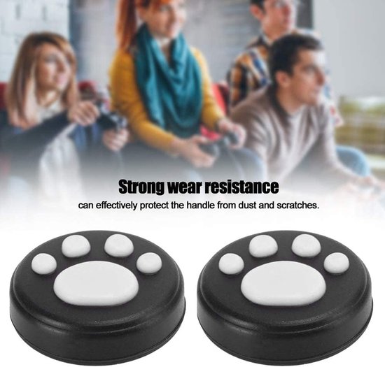 Siliconen Thumb Grip Stick Rocker Caps voor Joystick - 10 Stuks met Schattige Kattenklauw Design — afbeelding 3
