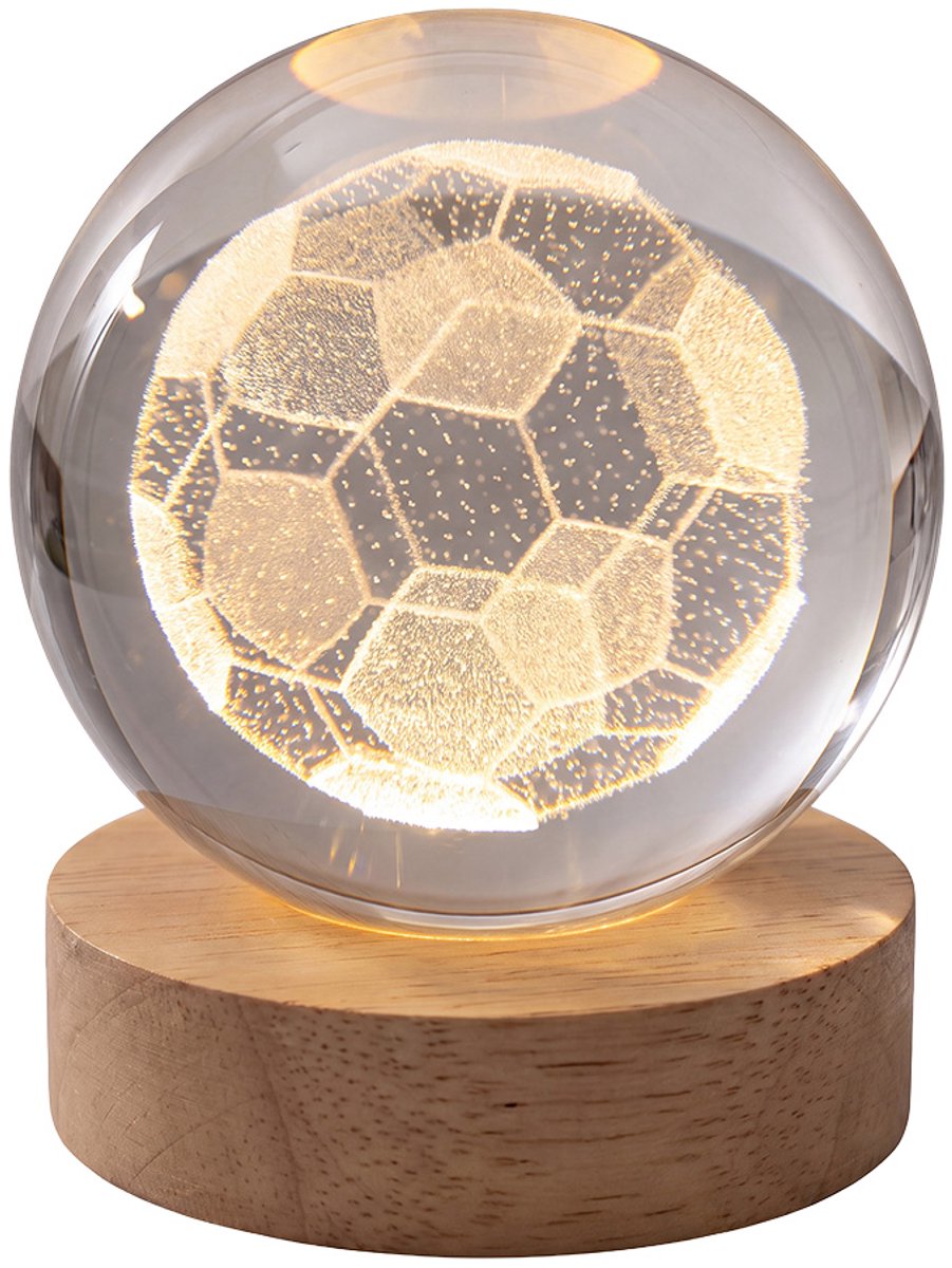 Clayre & Eef Tafellamp Bruin Glas