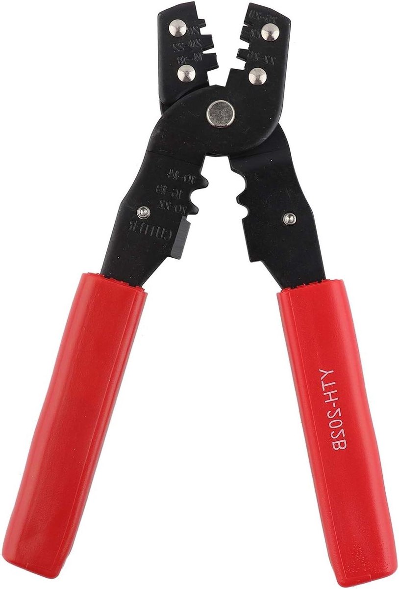 Krimptang - Kabeltang Klem tang - Kabels Bewerken - Hoge Nauwkeurigheid - 189 mm - Zwart