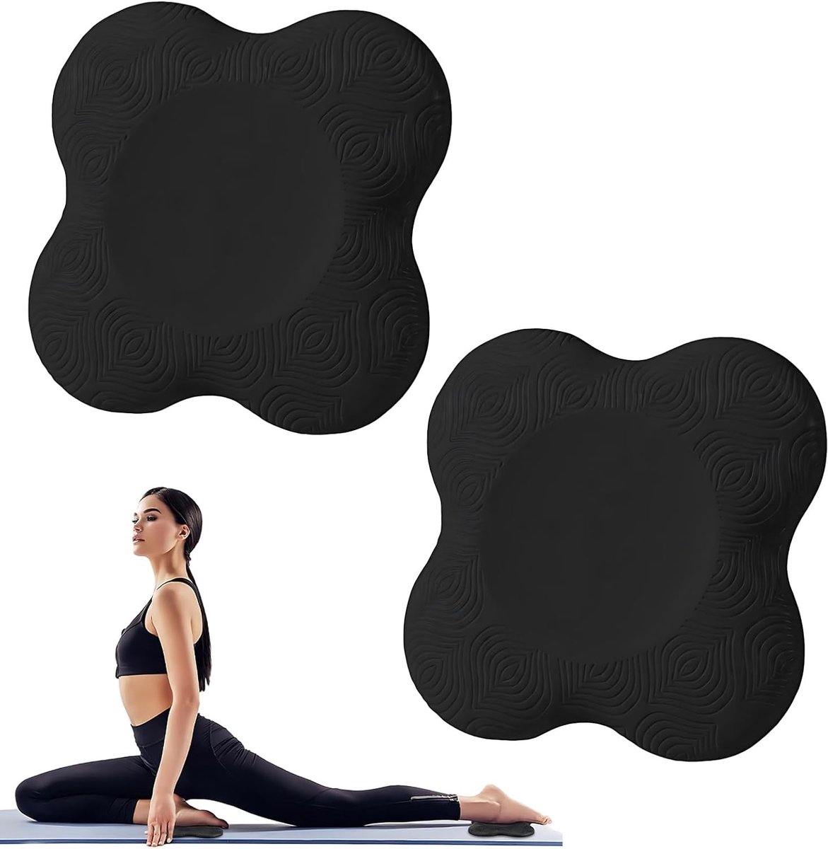 Dikke Ergonomische Kniekussens - 20 mm PU Schuim - Comfortabel voor Yoga, Pilates, Tuinieren en Badtijd - Set van 2