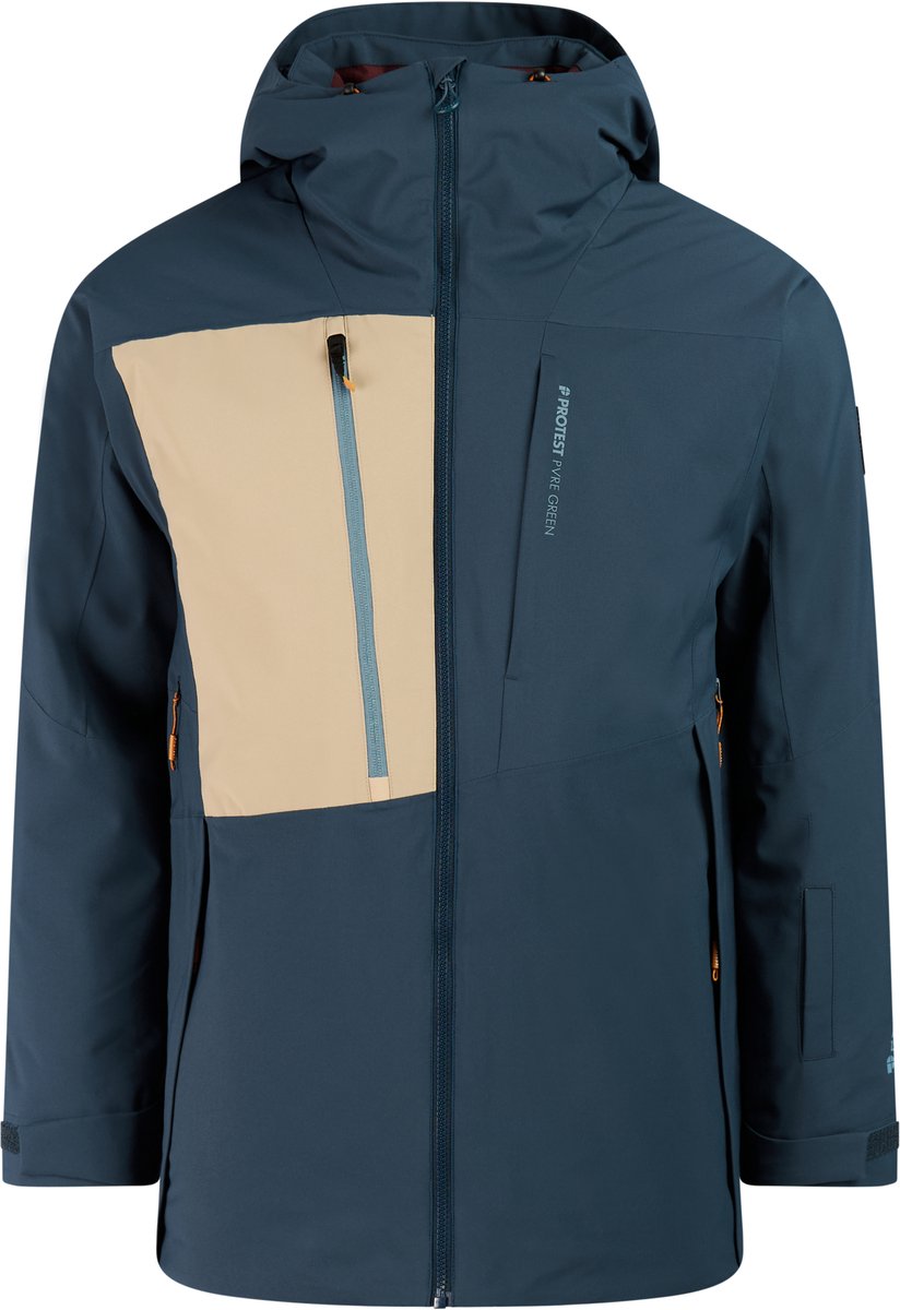 Protest PRTOffset Skijas Heren Waterkolom 10K Skipasvak Winterjas Marineblauw