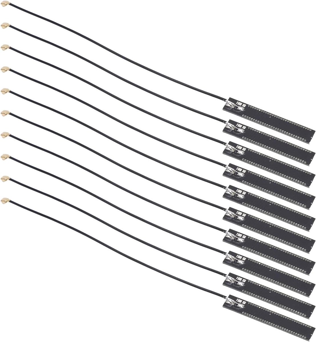 PCB Antenne - 433 MHz Antenne - Signaal Versterken - Breed Dekkingsgebied - 10 Stuks - Zwart