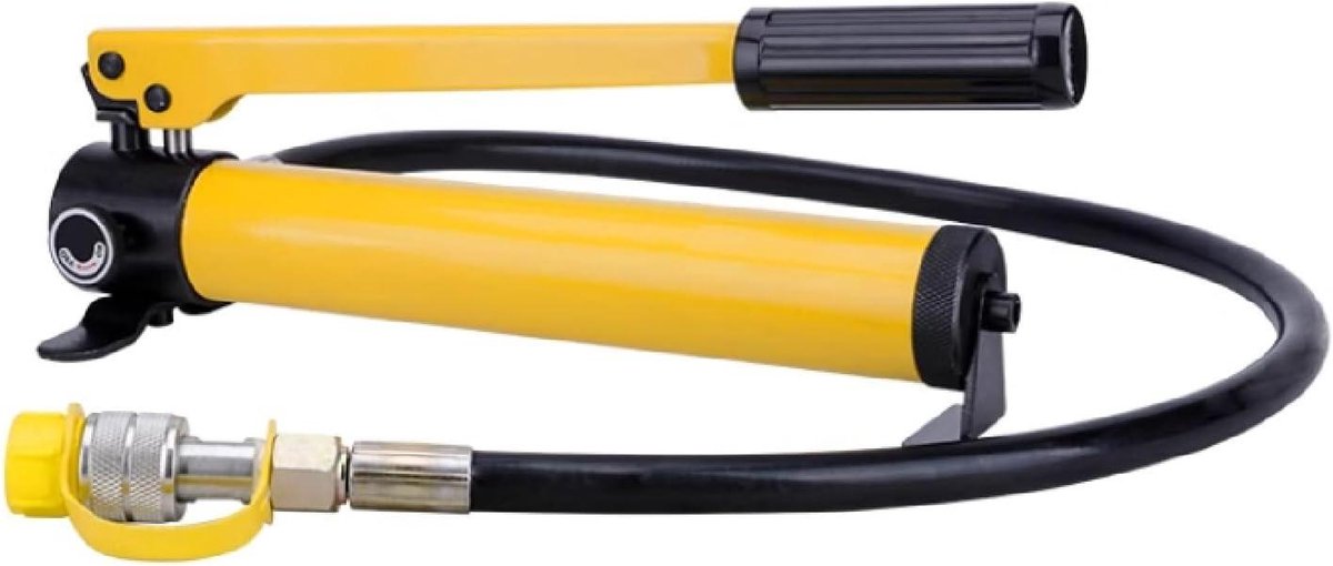Hydraulische Handpomp - Pompunit - Machineonderdelen Bewerken - Met Oliedrukmeter - 35 cm Lengte - Zwart