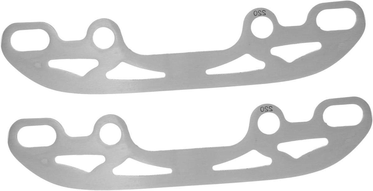 Skate Bladen - Scharnieren Vervanging - IJshockey Schaatsen - Roestvrij Staal - 21.7 cm - Zilver