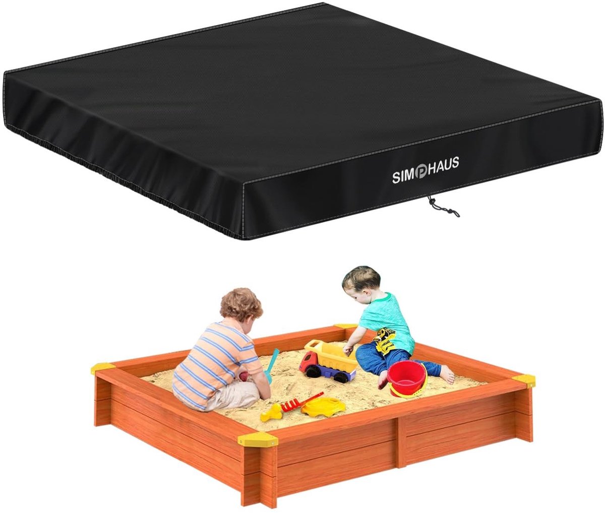 Omgoods - Sandbox Cover - Waterdichte Zandbak Dekzeil met Trekkoord