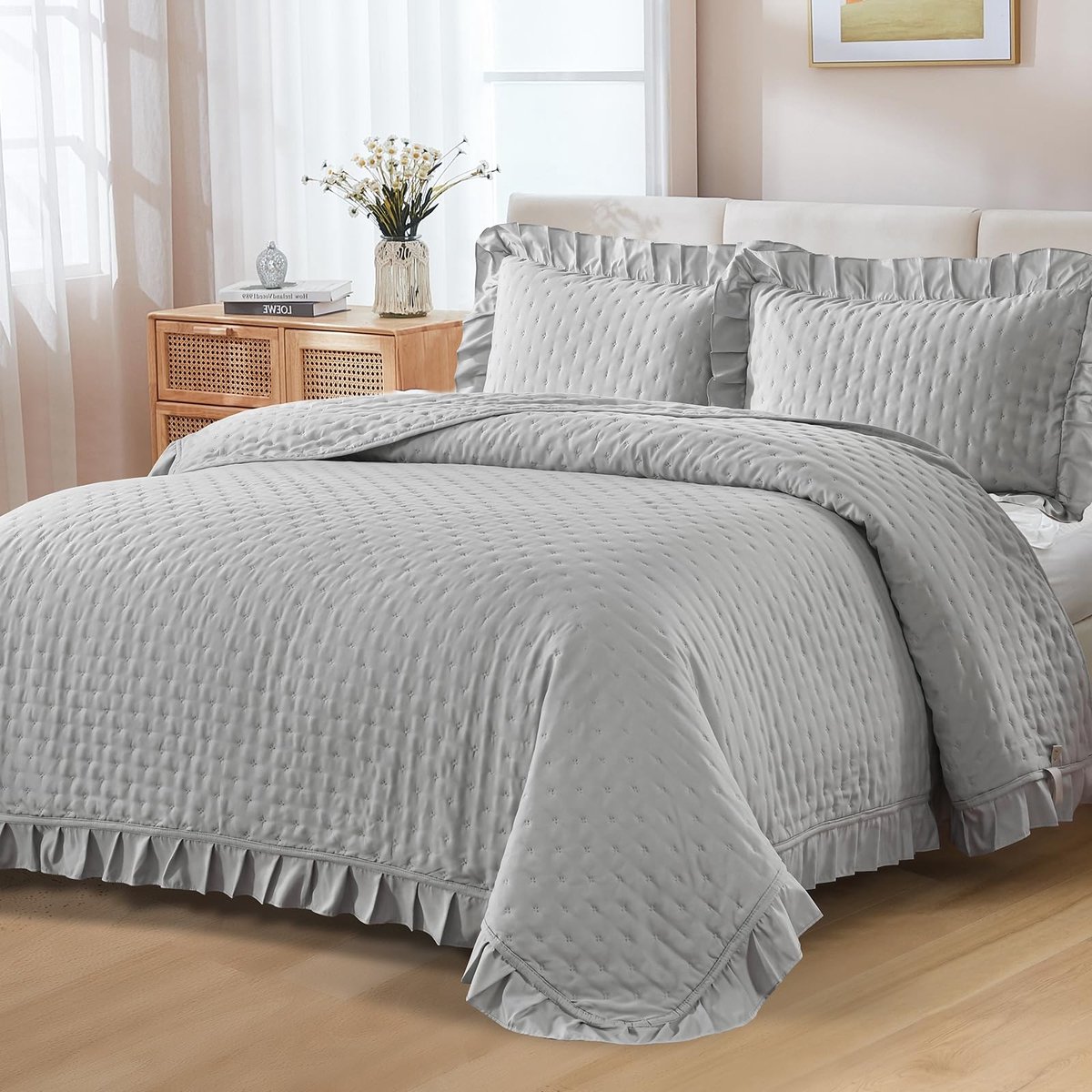 Omgoods - Bedsprei met 2 Kussenslopen - Comforter Set