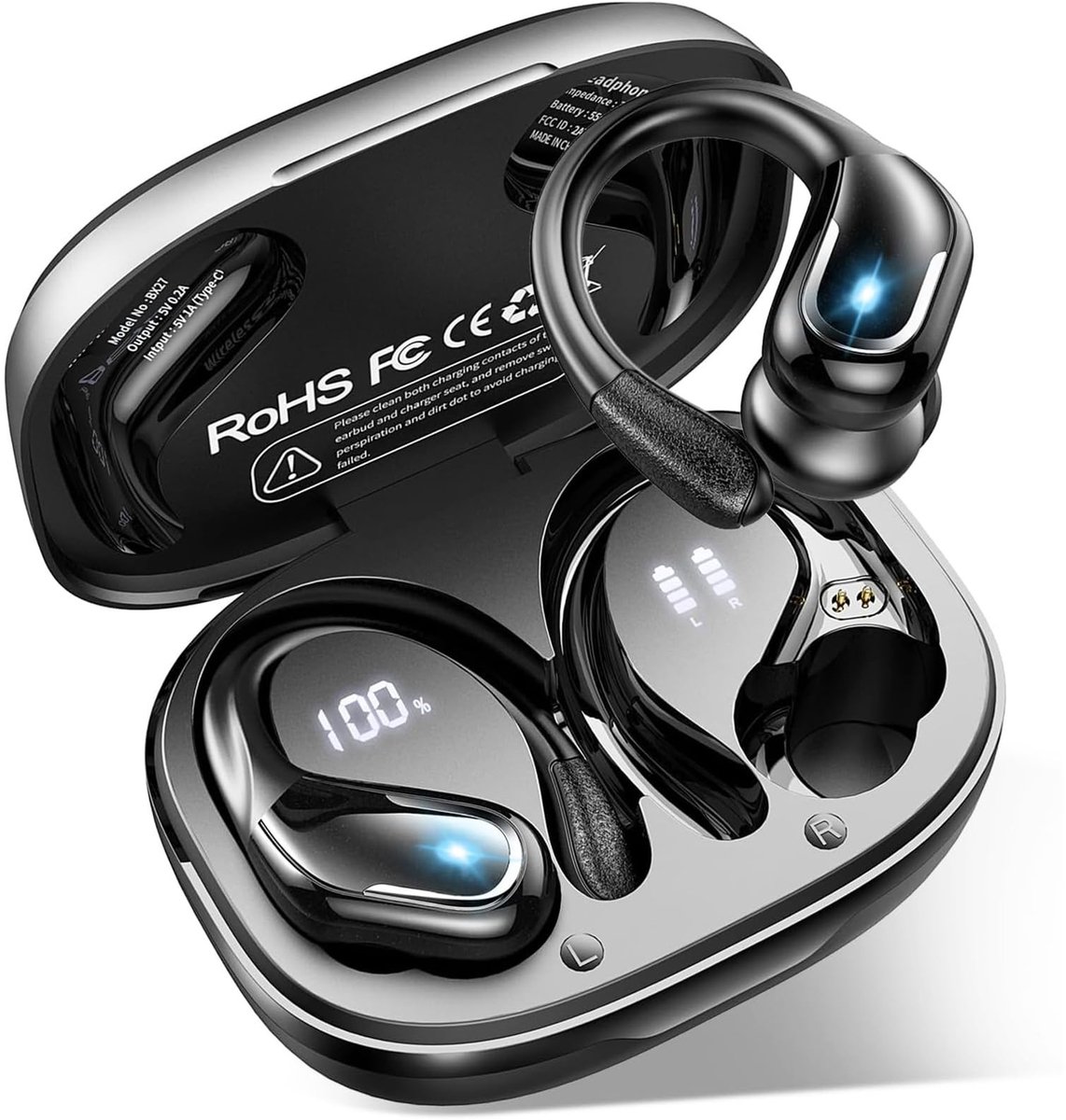 Omgoods - Bluetooth In-ear Koptelefoon - Waterdicht en Geschikt voor Sport