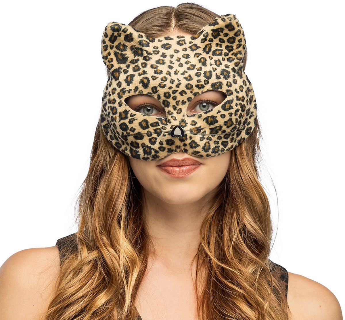 Boland - Masker Feline Multi - Volwassenen - Luipaard - Grappig en Fout - Carnaval - Themafeest