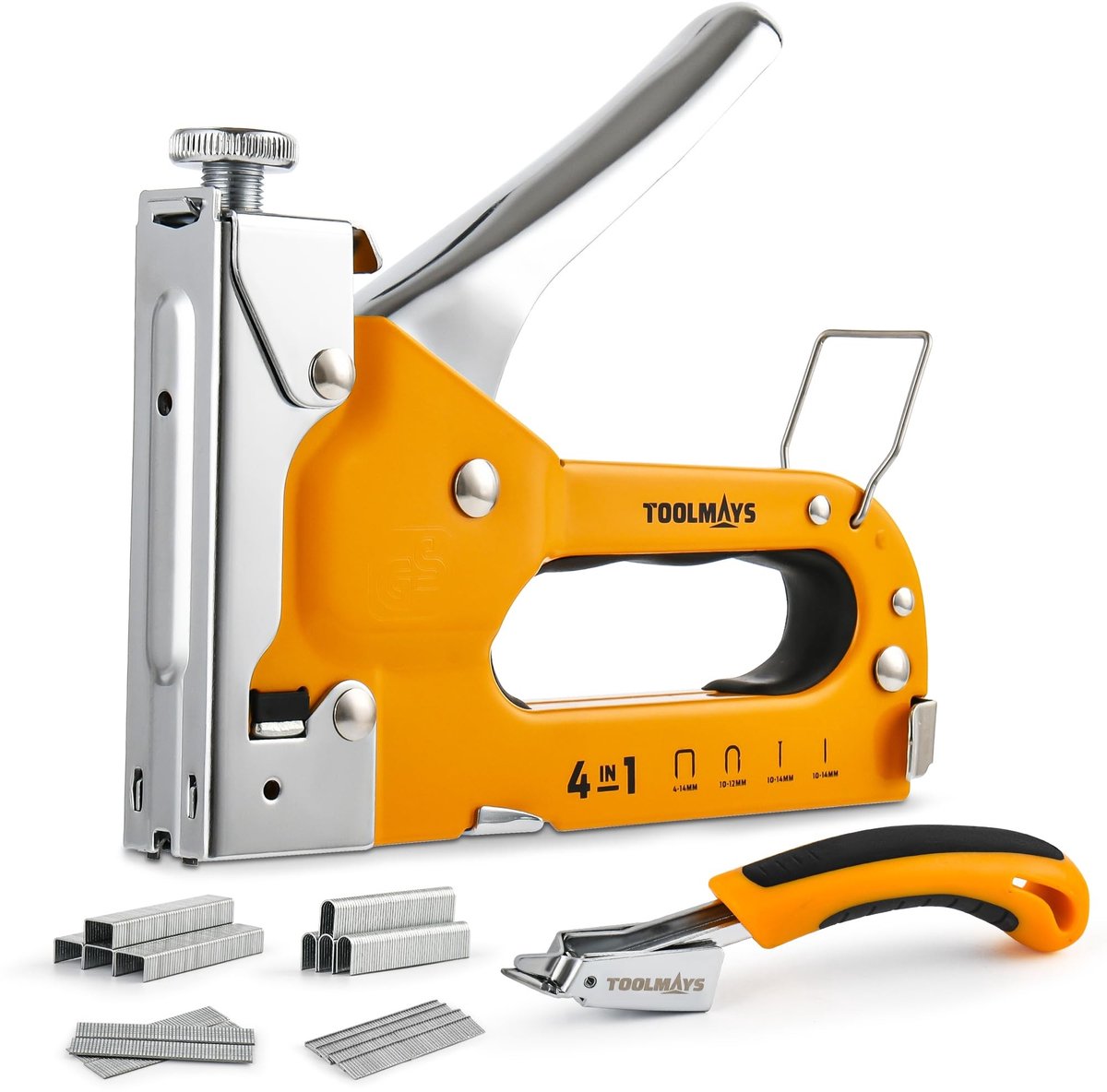 Omgoods - Handtacker Set - Inclusief 800 Nietjes en Nietverwijderaar voor Meubel en Stof