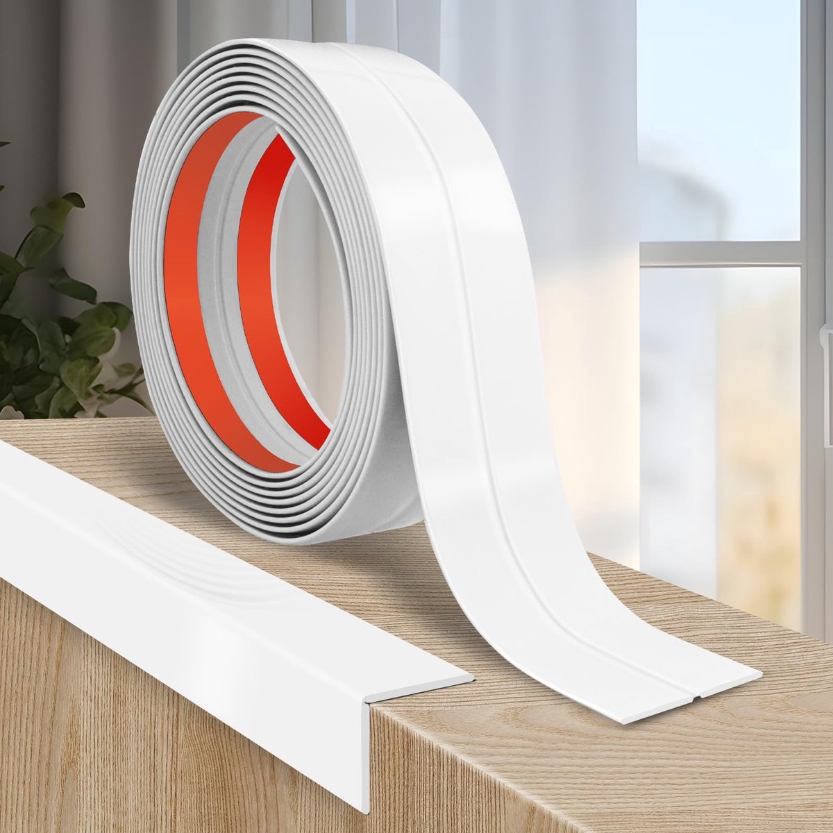 Omgoods - Flexibele Moulding Zelfklevende PVC Hoekafwerking - Wandhoekbeschermers en Tegelrand