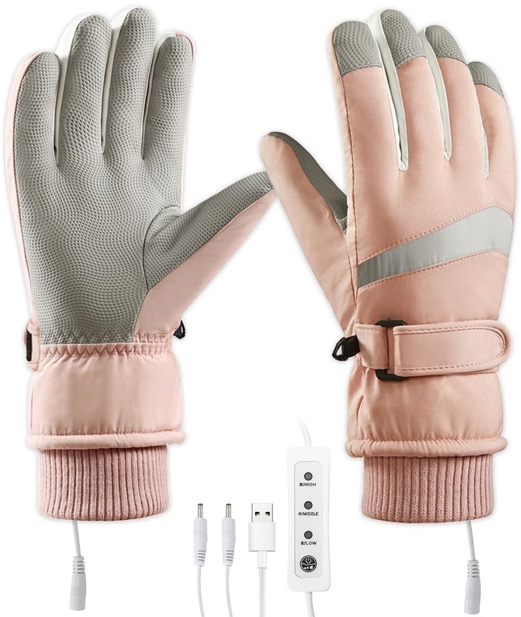 Omgoods - USB Verwarmde Handschoenen voor Dames - Waterproof en Warm