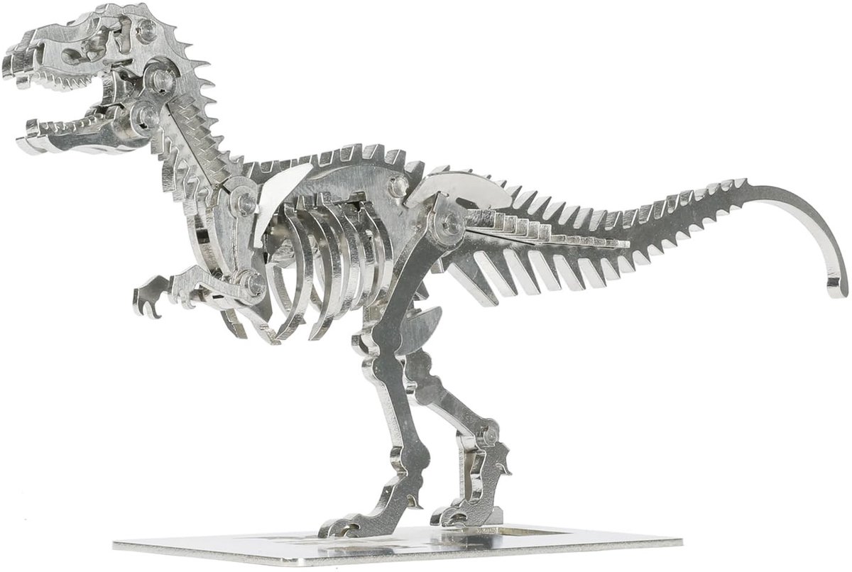 Omgoods - T.rex 3D Metalen Puzzel voor Volwassenen - Creatieve Modelbouwset