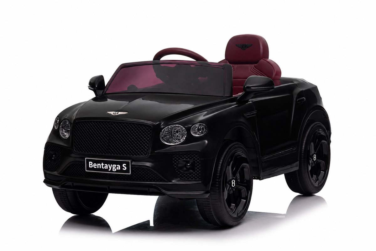 Bentley Bentayga 12V Elektrische Kinderauto Zwart