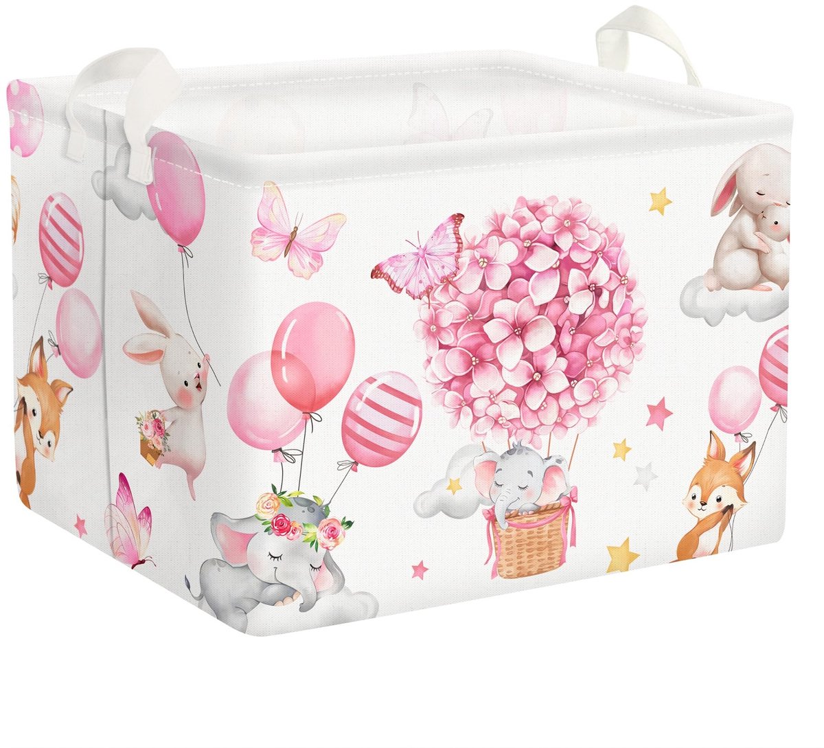 Omgoods - Waterdichte Baby Opbergmand met Trekkoord, Ideaal voor Kleding en Speelgoed