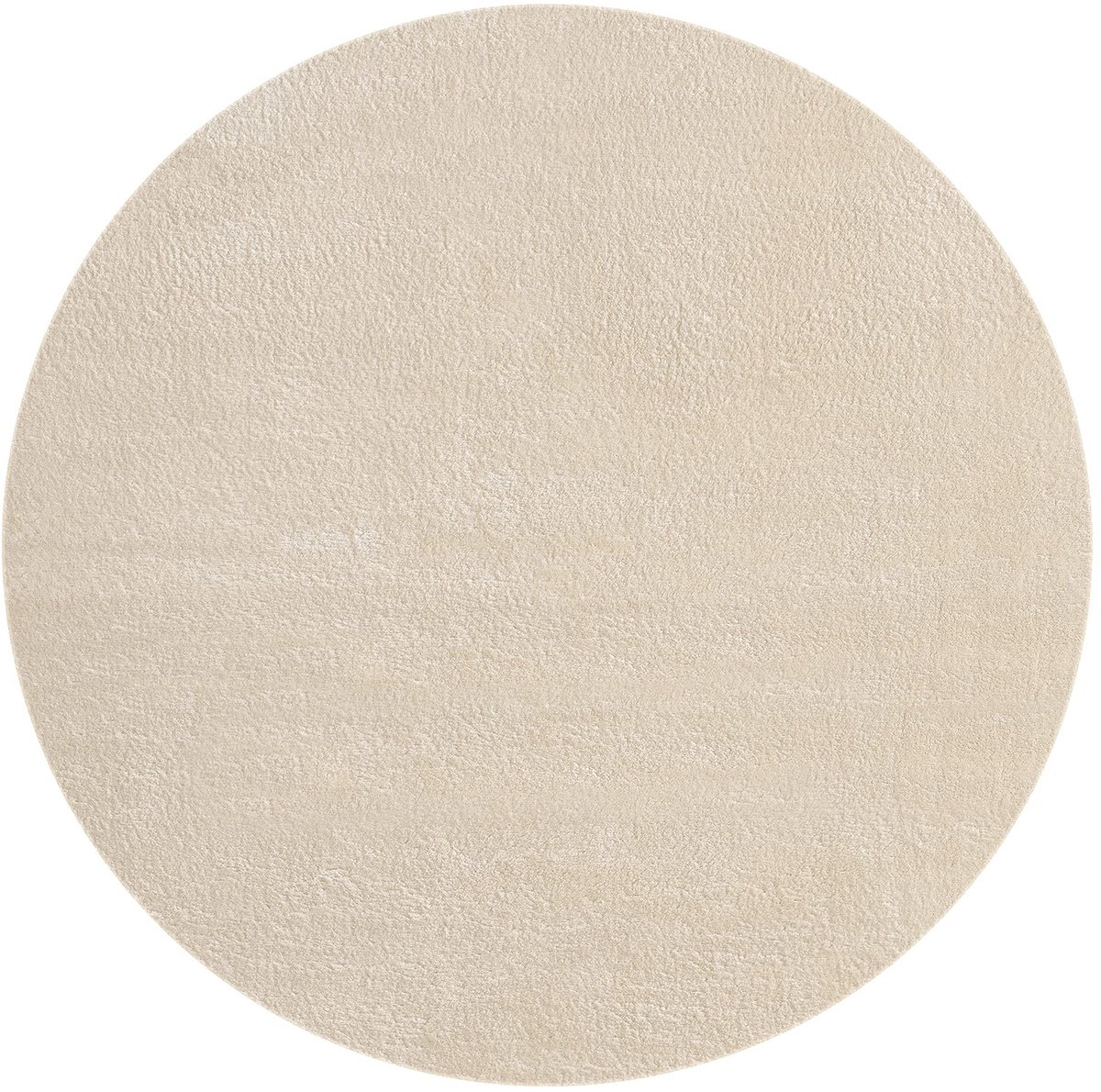Omgoods - Ronde Beige Vloerkleed 120 cm - Modern en Wasbaar