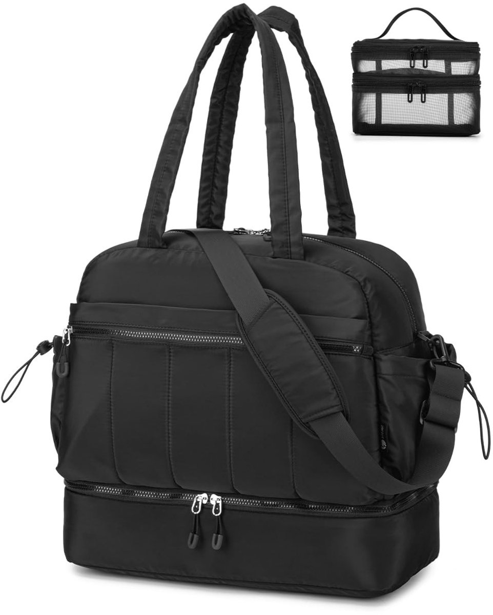 Omgoods - Ruime Reis Dufflebag met Wet Pocket en Schoenentas