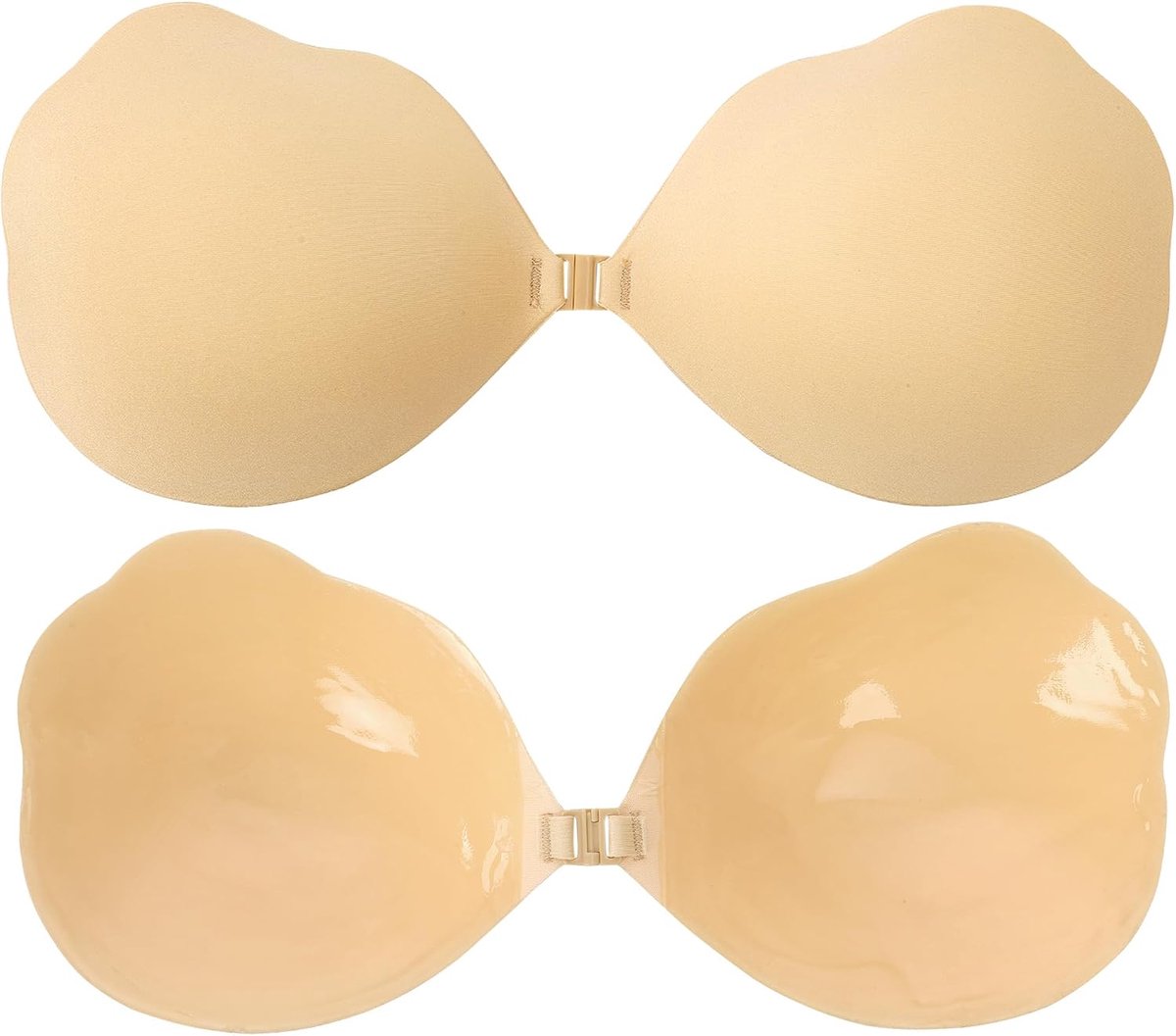 Zelfklevende beha strapless push-up onzichtbaar zonder bandjes, herbruikbare plakbeha, rugvrij, voor bruidsjurk, avondjurk, feest