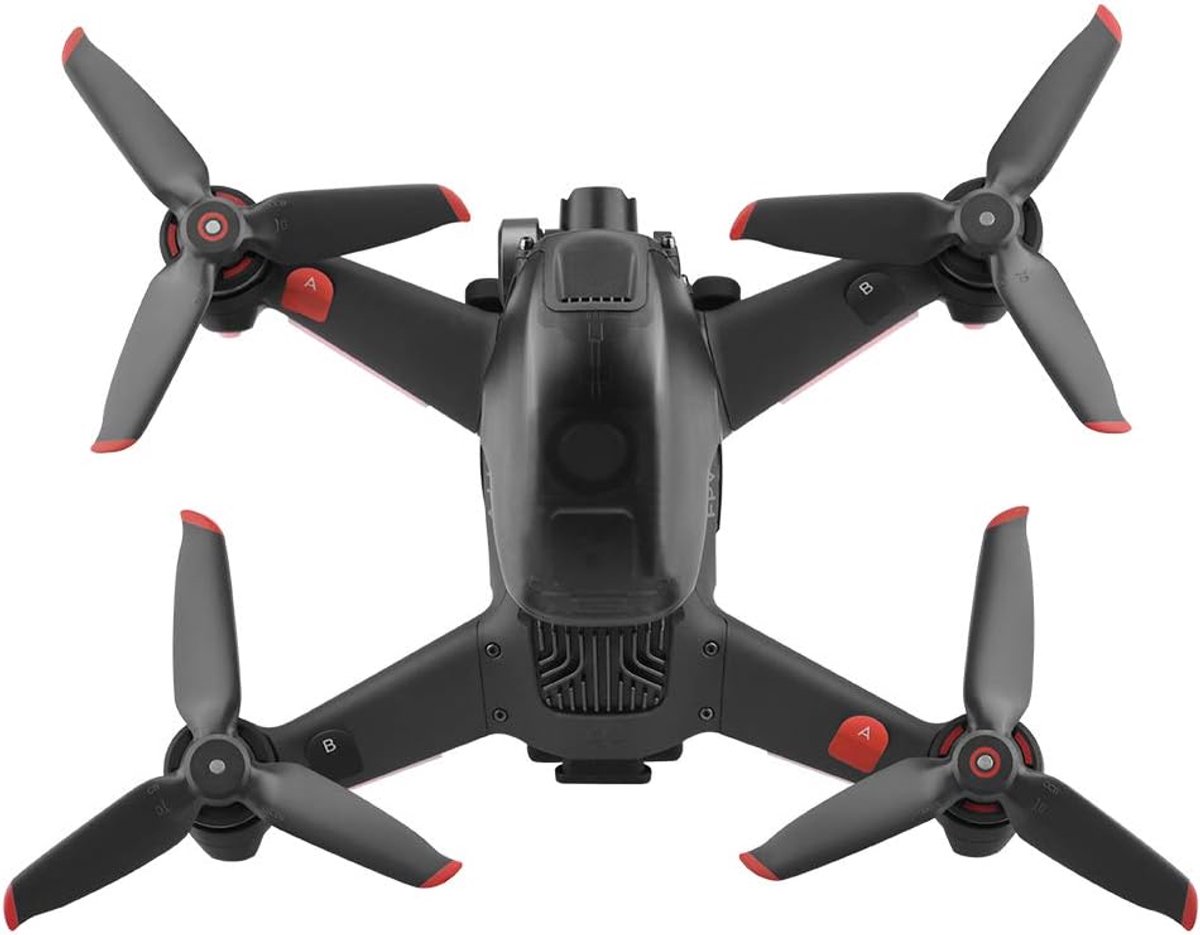 2 paar FPV-propellers compatibel met DJI FPV Combo-drone, SENHAI-propellersvleugels voor weergave-drone UAV-quadcopter met 4K-camera - rode rand – foto 5