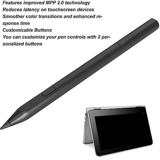 Omgoods - Stylus Pen - Digitale Stylus Pencil - Oplaadbaar - Voor Laptop - 4096 Drukgevoeligheid - Geschikt voor Pavilion X360 en X360 — afbeelding 5
