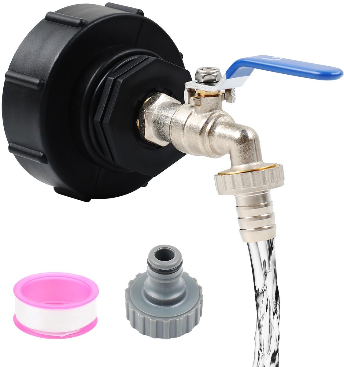Omgoods - IBC Afvoertap met 3/4 Inch Aansluiting voor Watercontainers