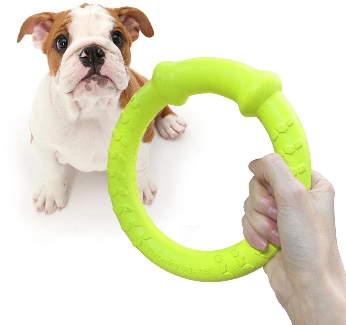 Omgoods - Vliegende Ring Speelgoed voor Honden - Duurzame Chew Toy 18cm