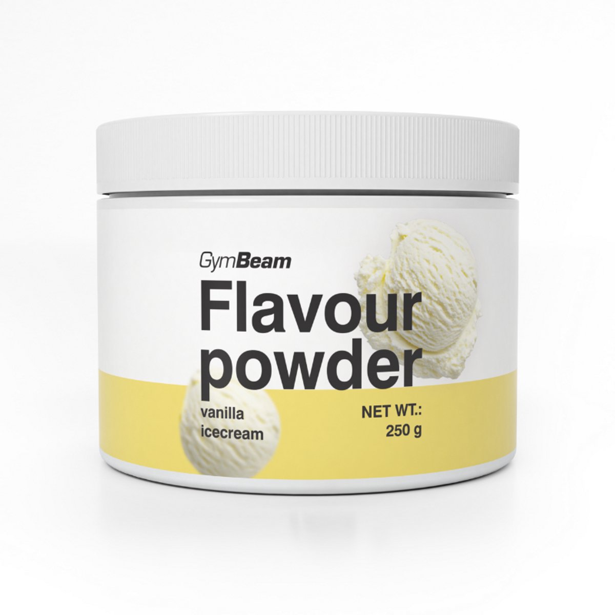 GymBeam Smaakpoeder 250 g vanille-ijs
