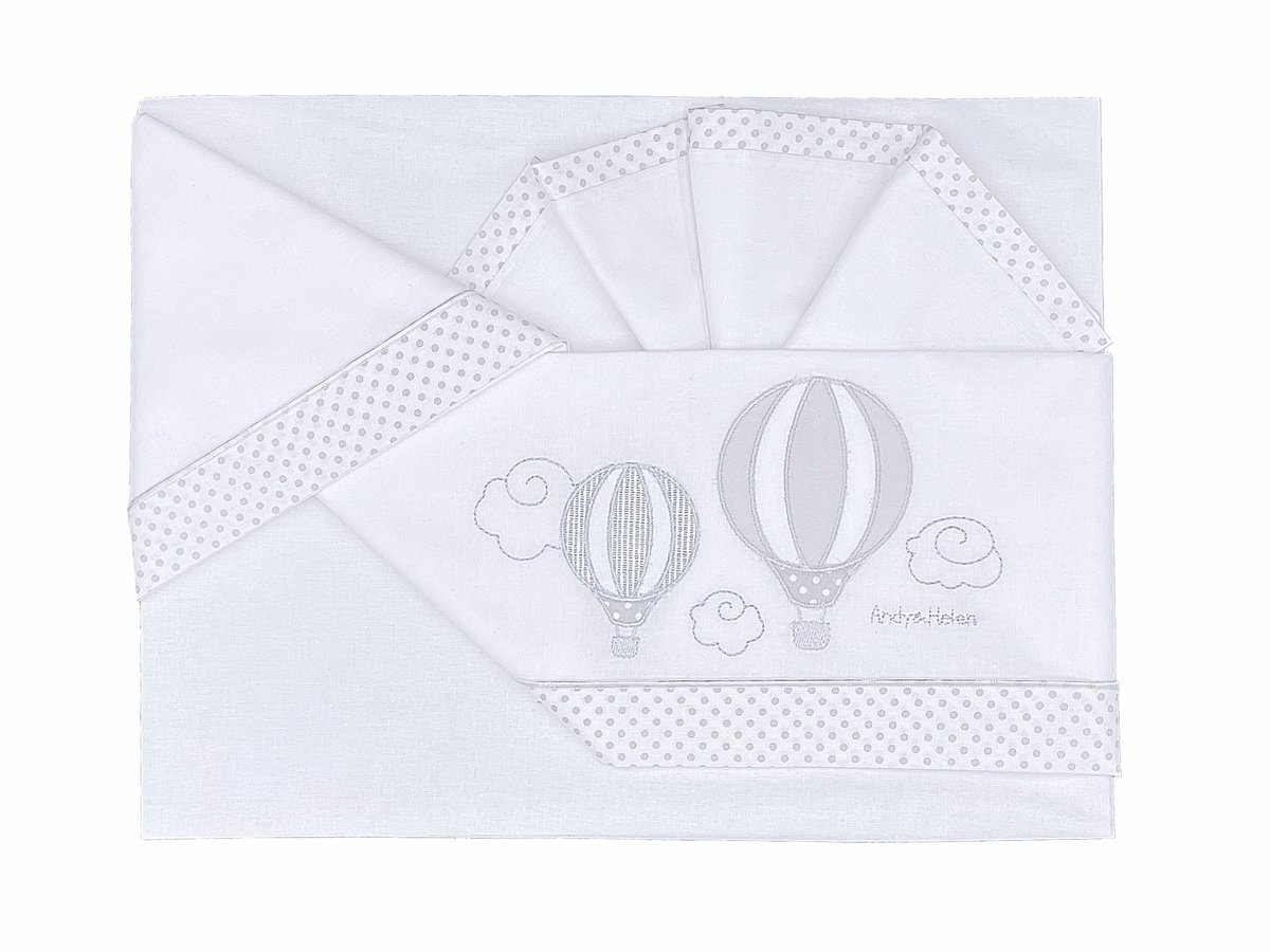 Omgoods - 3-Delige Bedset met Geborduurde Kussensloop voor Kinderbedden - Comfortabel en Stijlvol