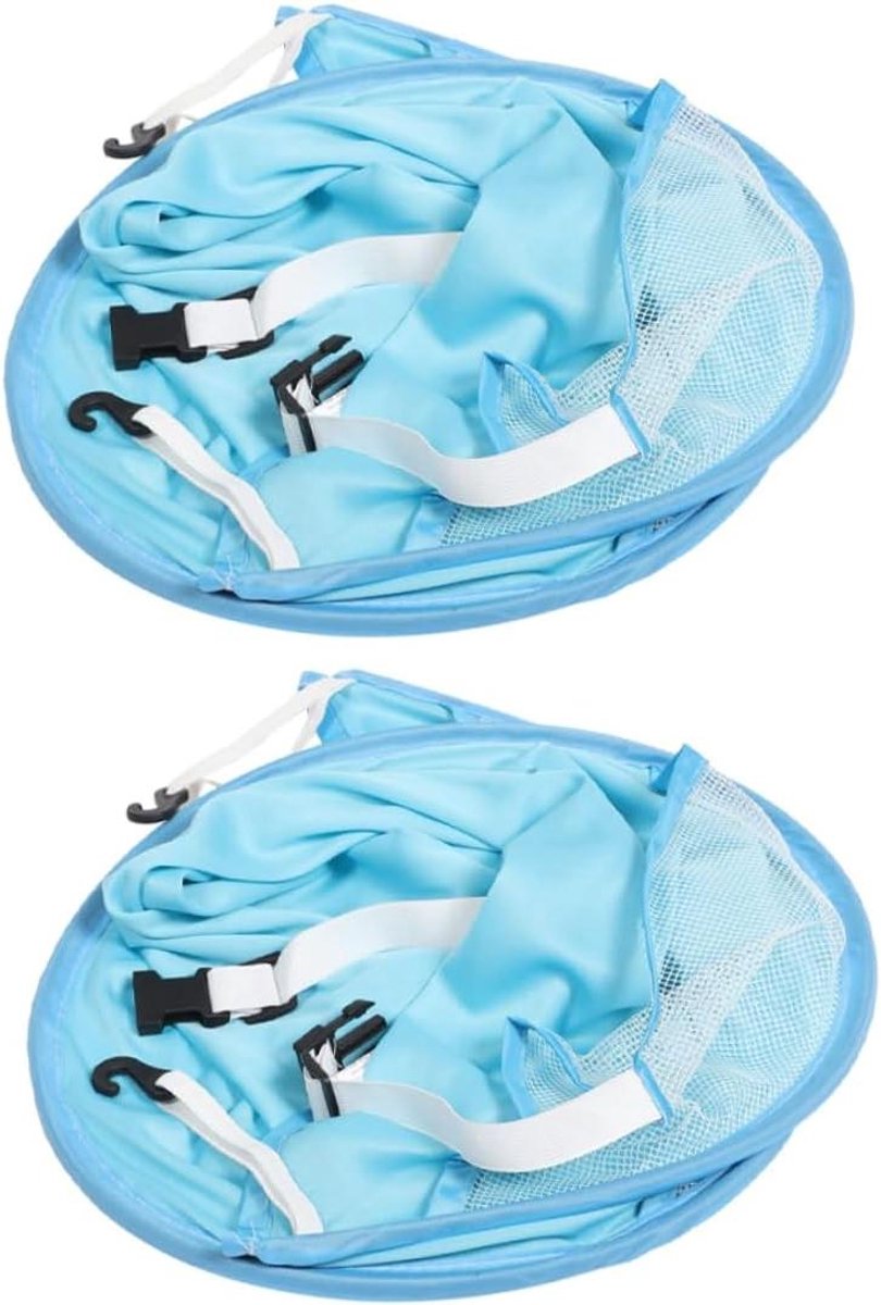Buggy Zonnescherm - Kinderwagenhoes UV - Bescherming Baby - Universele Pasvorm - 80 x 66 cm - Hemelsblauw