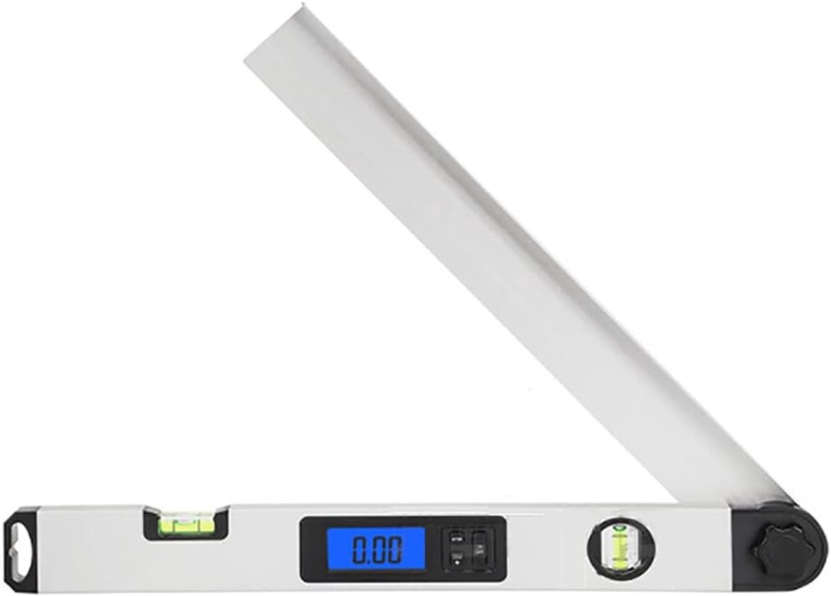 Digitale Hellingmeter Gradenoog LCD Backlight Spirit Level Hoekzoeker Heerser Meter 400 mm/16 inch - Voor Verticale en Horizontale Metingen